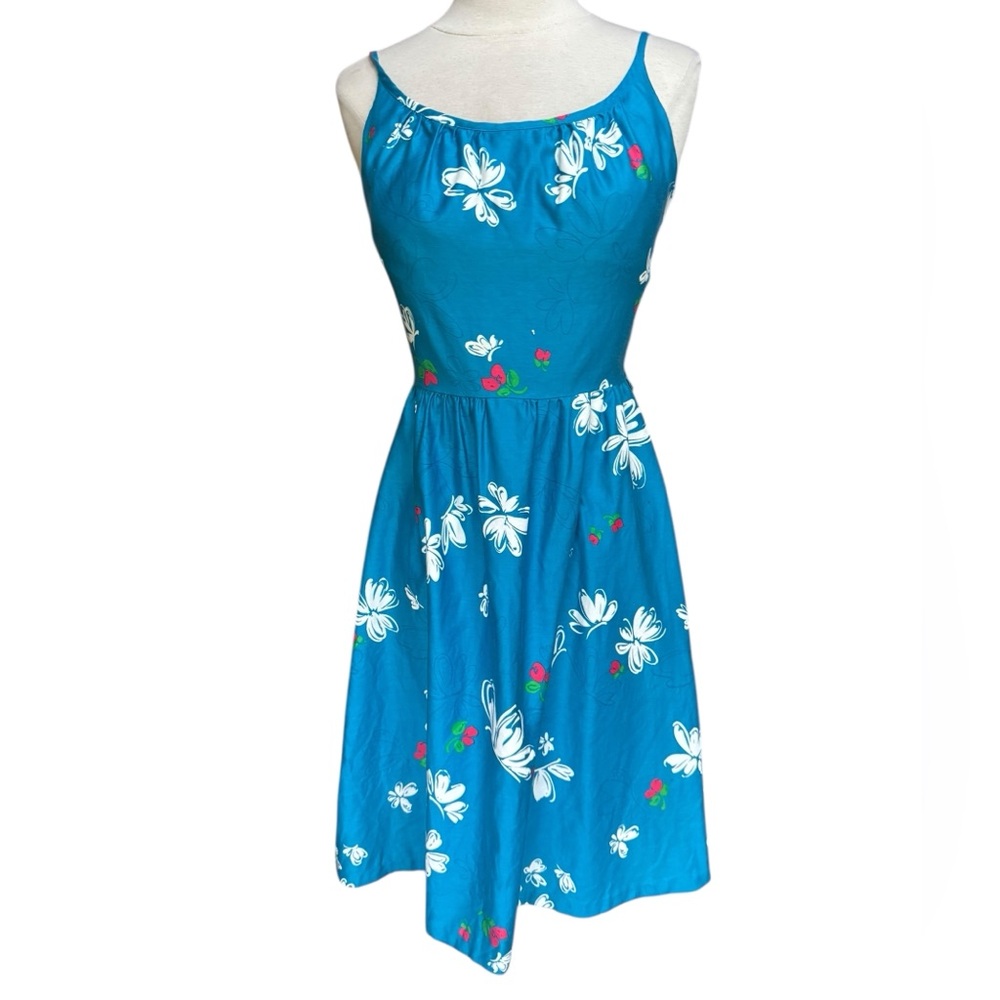 NWOT 1970s/80s Malia‎ 100% Cotton Hawaiian Inspired Sundress